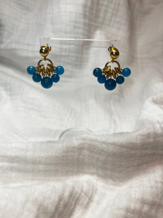 Boucles d'oreilles Olympe - Apatite